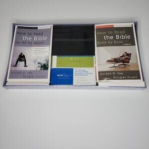 Zondervan NIV Thinline Bible and How to Read Books Gordon Fee Reference Gift Set